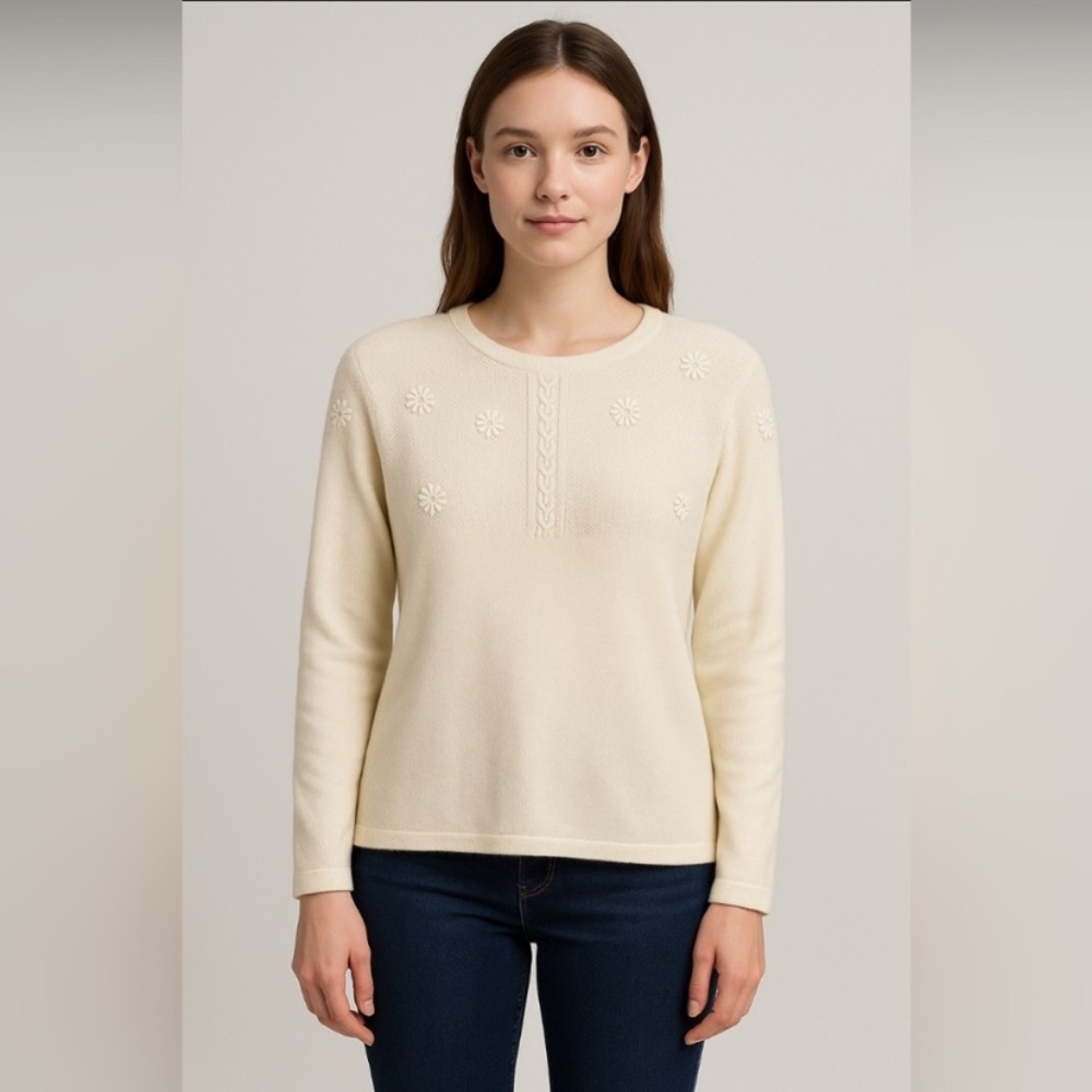 Classic Blue Women's Jeans and white sweater very good combinations - Picture 11 of 11